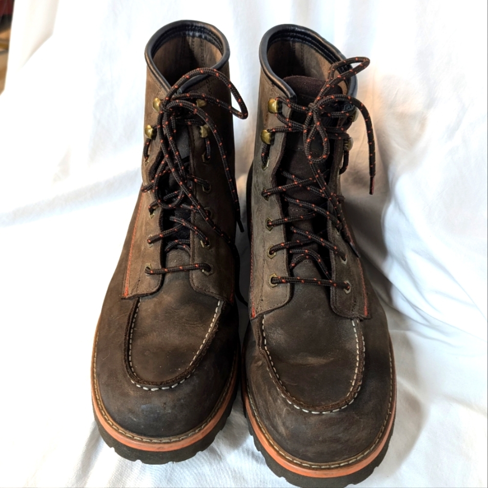 Hawke & Co. Harrison Work Boot Dark Brown Sz 13.